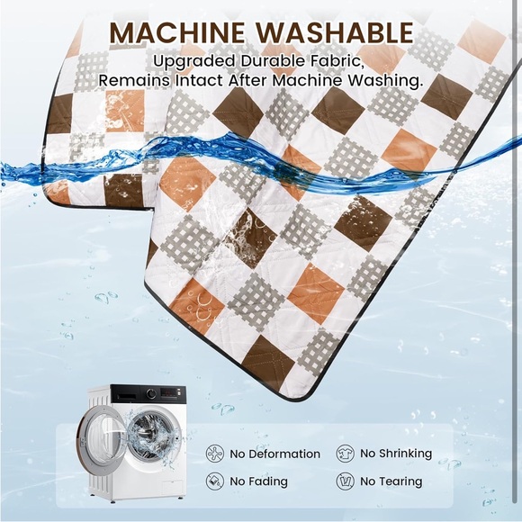 Picnic Blankets,80''x80'' Extra Large..waterproof..foldable ..(NWT) - Picture 5 of 6